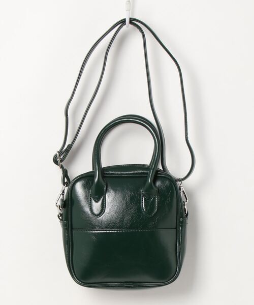 SpRay(スプレイ)の「スクエア2WAYショルダーバッグ(ショルダーバッグ・レディース・ブラック/ダークグリーン/ボルドー/ライトベージュ・FREE)」の9枚目の写真