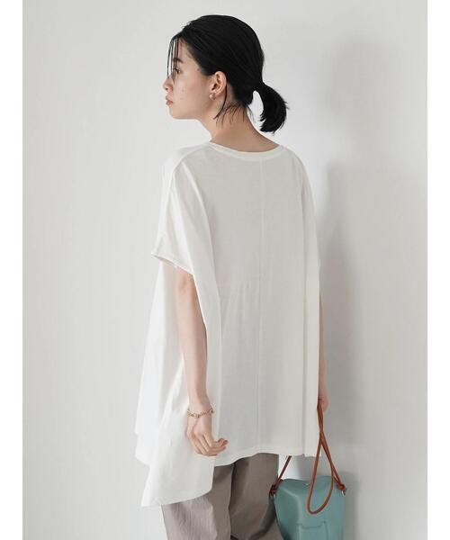 AMERICAN HOLIC（アメリカンホリック）の「ボックスシルエットカットプルオーバー（Tシャツ/カットソー・レディース・キャメル/オフホワイト/ブラック/その他7・L/M）」の17枚目の写真