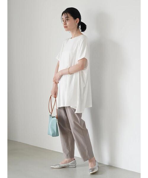 AMERICAN HOLIC（アメリカンホリック）の「ボックスシルエットカットプルオーバー（Tシャツ/カットソー・レディース・キャメル/オフホワイト/ブラック/その他7・L/M）」の18枚目の写真