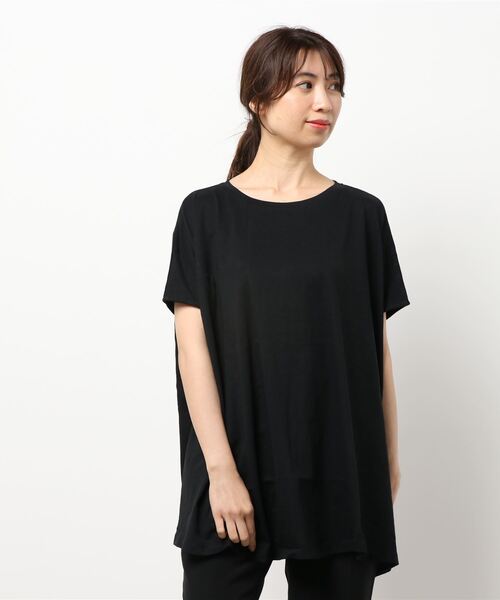 AMERICAN HOLIC（アメリカンホリック）の「ボックスシルエットカットプルオーバー（Tシャツ/カットソー・レディース・キャメル/オフホワイト/ブラック/その他7・L/M）」の10枚目の写真