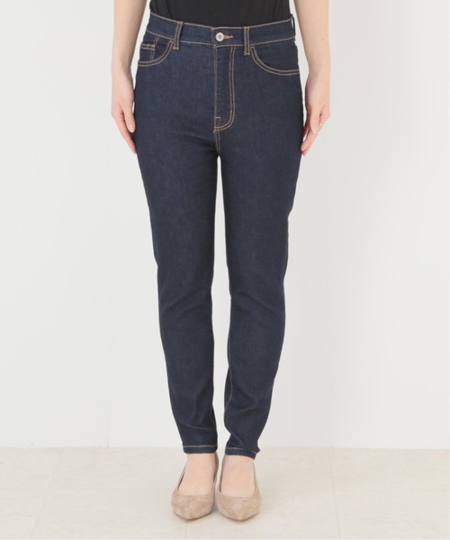 SLOBE IENA（スローブイエナ）の「LE DENIM スキニーデニムパンツ◆（デニムパンツ・レディース・ブラック/ネイビー・34/36/38/40）」の4枚目の写真