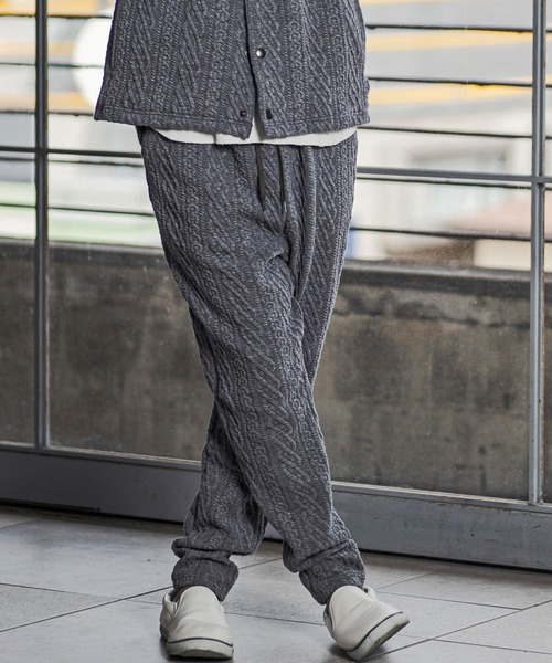 mp9349-ケーブルキルティングイージーパンツ（スウェットパンツ