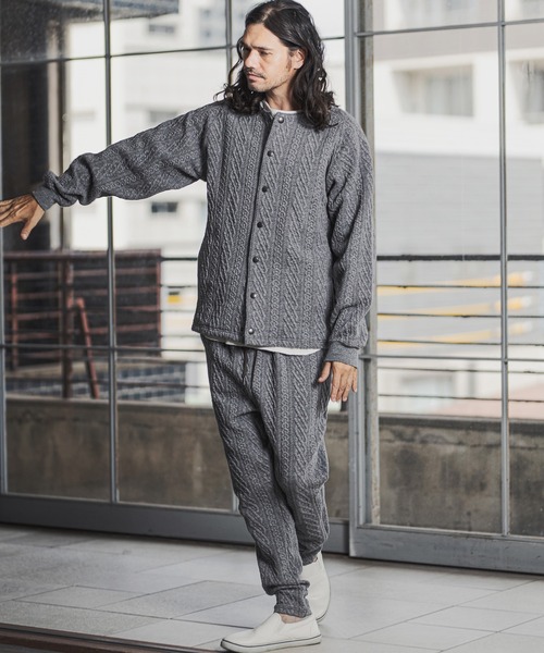 mp9349-ケーブルキルティングイージーパンツ（スウェットパンツ