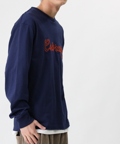 CAMP7(キャンプセブン)の「【CAMP7】刺繍ロンT(Tシャツ/カットソー・メンズ・グリーン/ホワイト/ネイビー・L/S/XL/M)」の11枚目の写真