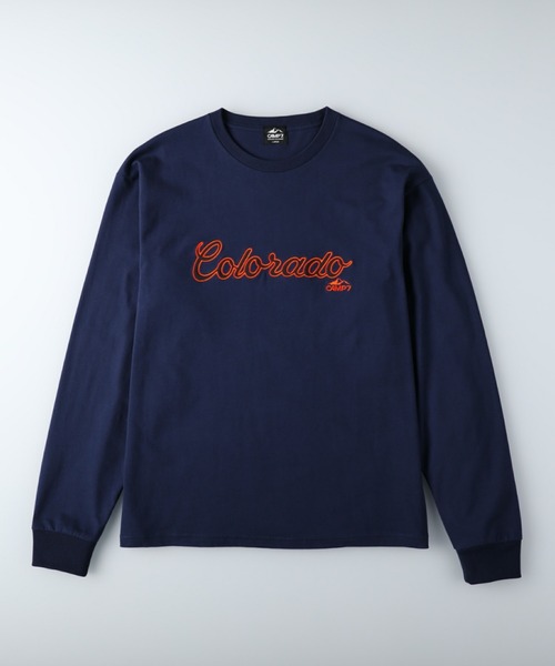 CAMP7(キャンプセブン)の「【CAMP7】刺繍ロンT(Tシャツ/カットソー・メンズ・グリーン/ホワイト/ネイビー・L/S/XL/M)」の20枚目の写真