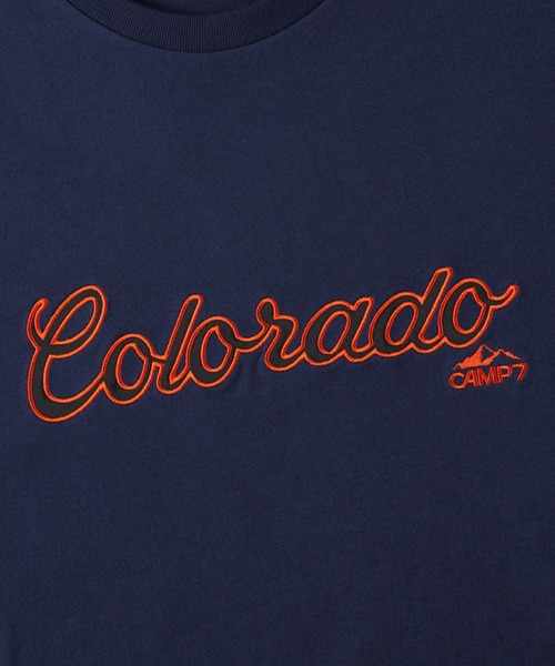 CAMP7(キャンプセブン)の「【CAMP7】刺繍ロンT(Tシャツ/カットソー・メンズ・グリーン/ホワイト/ネイビー・L/S/XL/M)」の22枚目の写真