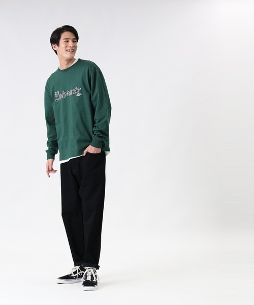 CAMP7(キャンプセブン)の「【CAMP7】刺繍ロンT(Tシャツ/カットソー・メンズ・グリーン/ホワイト/ネイビー・L/S/XL/M)」の7枚目の写真