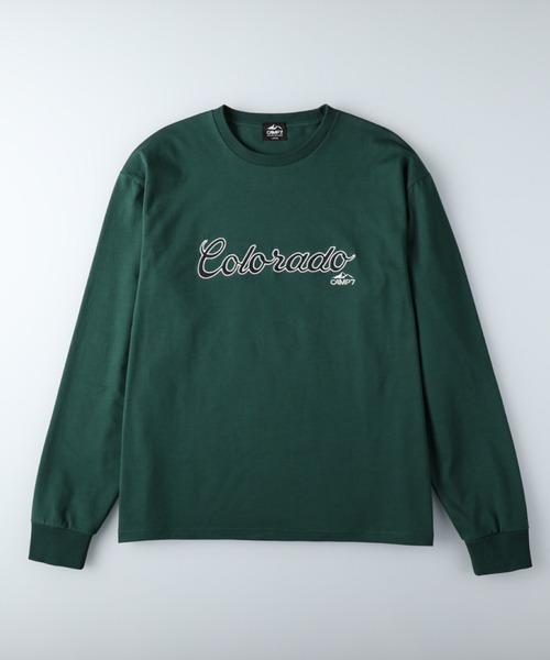 CAMP7(キャンプセブン)の「【CAMP7】刺繍ロンT(Tシャツ/カットソー・メンズ・グリーン/ホワイト/ネイビー・L/S/XL/M)」の17枚目の写真