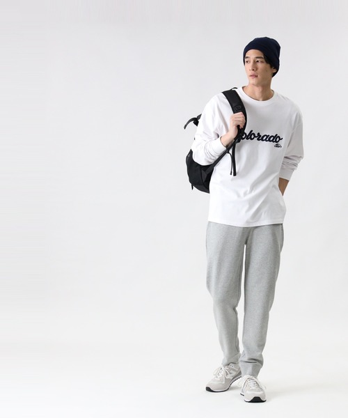 CAMP7(キャンプセブン)の「【CAMP7】刺繍ロンT(Tシャツ/カットソー・メンズ・グリーン/ホワイト/ネイビー・L/S/XL/M)」の4枚目の写真