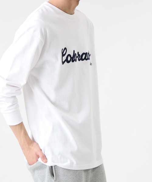 CAMP7(キャンプセブン)の「【CAMP7】刺繍ロンT(Tシャツ/カットソー・メンズ・グリーン/ホワイト/ネイビー・L/S/XL/M)」の5枚目の写真