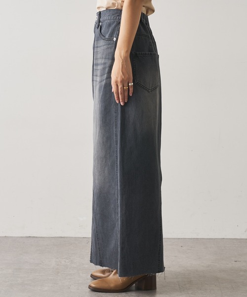 Omekashi（オメカシ）の「デニムリメイクスカート（デニムスカート・レディース・ネイビー/ブラック・38/36）」の7枚目の写真