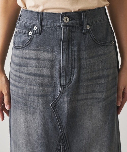 Omekashi（オメカシ）の「デニムリメイクスカート（デニムスカート・レディース・ネイビー/ブラック・38/36）」の20枚目の写真