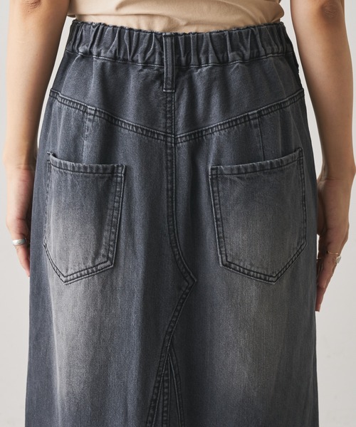 Omekashi（オメカシ）の「デニムリメイクスカート（デニムスカート・レディース・ネイビー/ブラック・38/36）」の17枚目の写真