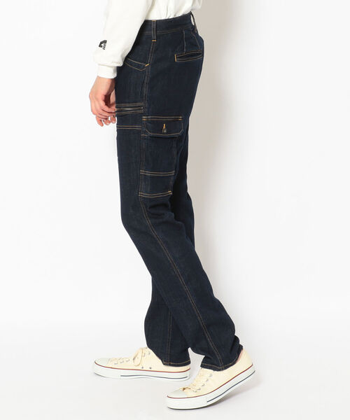 AVIREX（アヴィレックス）の「【直営店限定】ストレッチ デニム パンツ / STRETCH DENIM PANTS / アヴィレックス / AVIREX（デニムパンツ・メンズ・ライトインディゴブルー/ブルー系その他/ワンウォッシュ・SMALL/MEDIUM/LARGE/X-LARGE/XX-LARGE）」の5枚目の写真