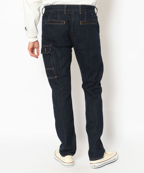 AVIREX（アヴィレックス）の「【直営店限定】ストレッチ デニム パンツ / STRETCH DENIM PANTS / アヴィレックス / AVIREX（デニムパンツ・メンズ・ライトインディゴブルー/ブルー系その他/ワンウォッシュ・SMALL/MEDIUM/LARGE/X-LARGE/XX-LARGE）」の4枚目の写真