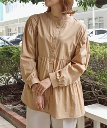 2WAYティアードシャツブラウス