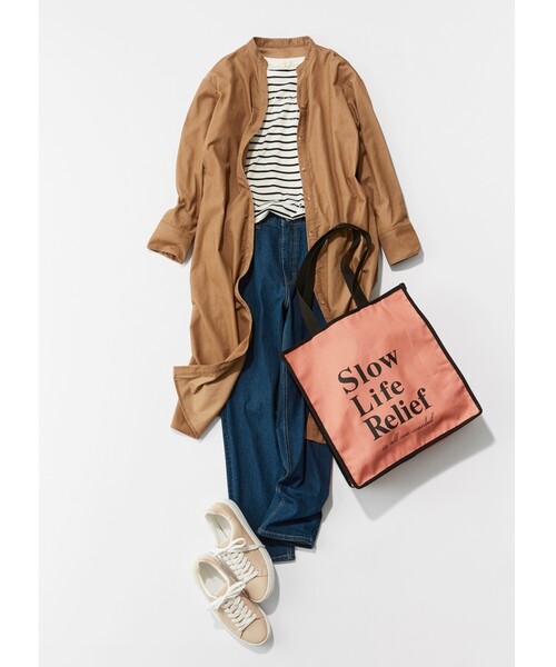 SHOO・LA・RUE(シューラルー)の「◆フェイクレザーシンプルスニーカー(スニーカー・レディース・オフホワイト/ブラック/サンドベージュ/ベージュ系7・25/30/35/40/45)」の19枚目の写真