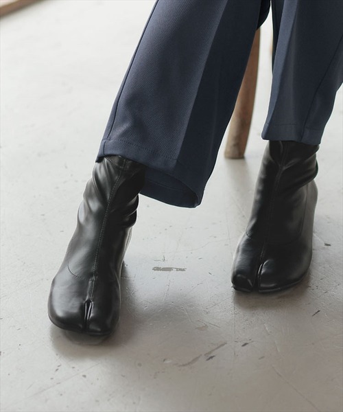 DONOBAN（ドノバン）の「足袋ショートブーツ（ブーツ・レディース・ブラック/ブラウン/アイボリー・24.5cm/22.5cm/23.5cm）」の8枚目の写真