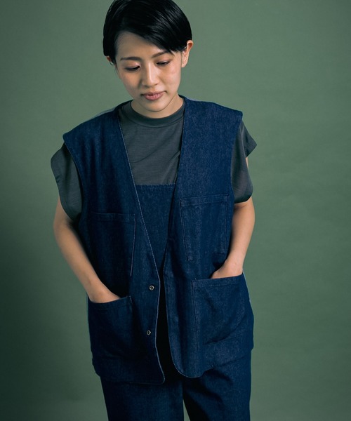 Uiscel（ユイセル）の「Uiscel　撥水デニムマルチベスト（ベスト・メンズ・ワンウォッシュ・ONE）」の17枚目の写真