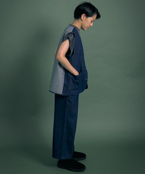 Uiscel（ユイセル）の「Uiscel　撥水デニムマルチベスト（ベスト・メンズ・ワンウォッシュ・ONE）」の22枚目の写真