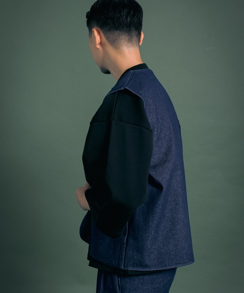 Uiscel（ユイセル）の「Uiscel　撥水デニムマルチベスト（ベスト・メンズ・ワンウォッシュ・ONE）」の5枚目の写真