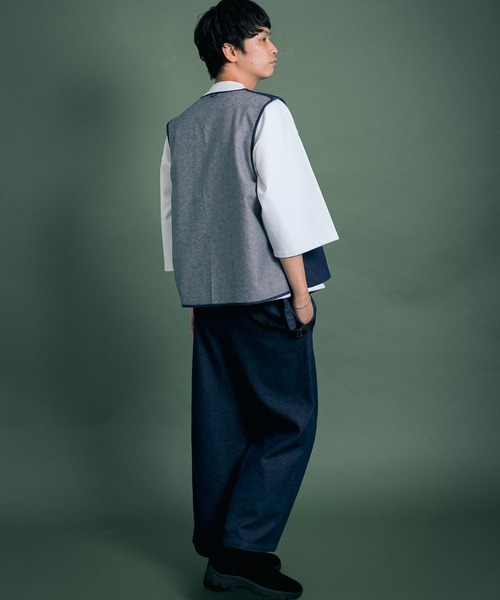 Uiscel（ユイセル）の「Uiscel　撥水デニムマルチベスト（ベスト・メンズ・ワンウォッシュ・ONE）」の15枚目の写真