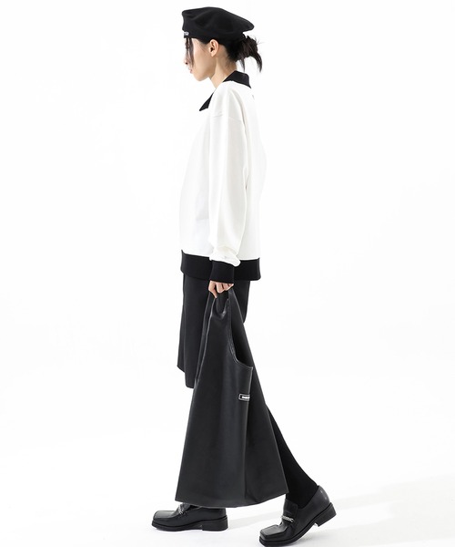 BASIC COTTON（ベーシックコットン）の「A'GEM/9 × .kom『BASIC COTTON/ベーシックコットン』BASIC beret/ベレー帽（ハンチング/ベレー帽・レディース・ブラック・FREE）」の8枚目の写真