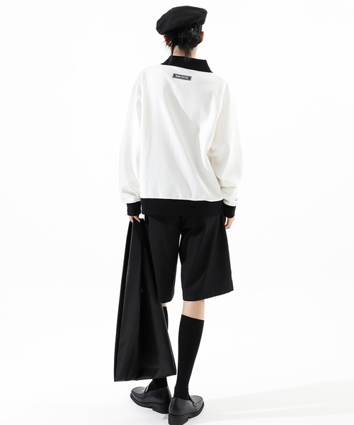 BASIC COTTON（ベーシックコットン）の「A'GEM/9 × .kom『BASIC COTTON/ベーシックコットン』BASIC beret/ベレー帽（ハンチング/ベレー帽・レディース・ブラック・FREE）」の6枚目の写真