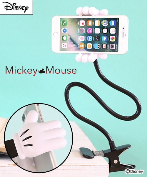 ディズニー フレキシブル スマホスタンド ミッキーマウス ハンド 各種スマートフォン対応 キャラクター ミッキーマウス スマホグッズ Hamee ハミィ のファッション通販 Zozotown