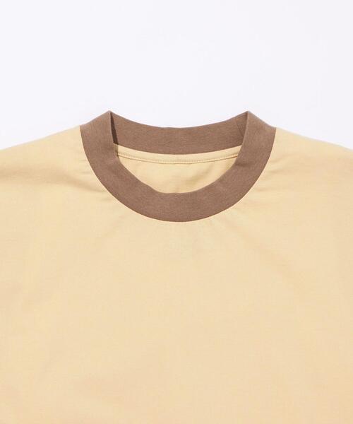 green label relaxing（グリーンレーベルリラクシング）の「【WEB限定】【別注】＜DISCUS ATHLETIC×GLR/ -or＞レイヤー 長袖 Tシャツ（Tシャツ/カットソー・メンズ・ホワイト/ネイビー/ライラック/ベージュ・S/L/M/XL）」の13枚目の写真