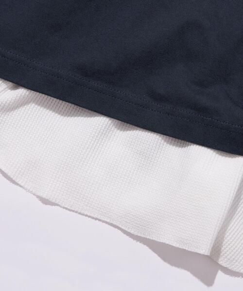 green label relaxing（グリーンレーベルリラクシング）の「【WEB限定】【別注】＜DISCUS ATHLETIC×GLR/ -or＞レイヤー 長袖 Tシャツ（Tシャツ/カットソー・メンズ・ホワイト/ネイビー/ライラック/ベージュ・S/L/M/XL）」の17枚目の写真