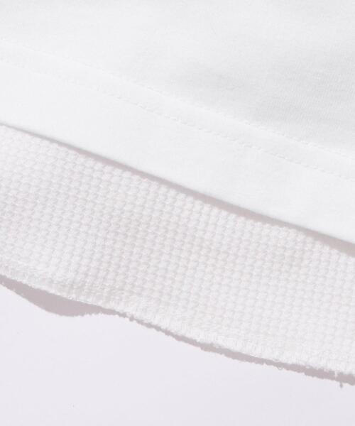 green label relaxing（グリーンレーベルリラクシング）の「【WEB限定】【別注】＜DISCUS ATHLETIC×GLR/ -or＞レイヤー 長袖 Tシャツ（Tシャツ/カットソー・メンズ・ホワイト/ネイビー/ライラック/ベージュ・S/L/M/XL）」の18枚目の写真