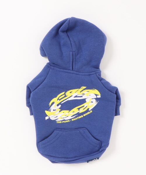 X-girl（エックスガール）の「X-GIRL/エックスガール/スピンロゴフーディー/犬服(ドッグウェア)（ペットウェア・レディース・レッド/ブルー・3L/XS/S/M/2L/3M/3S/L）」の7枚目の写真