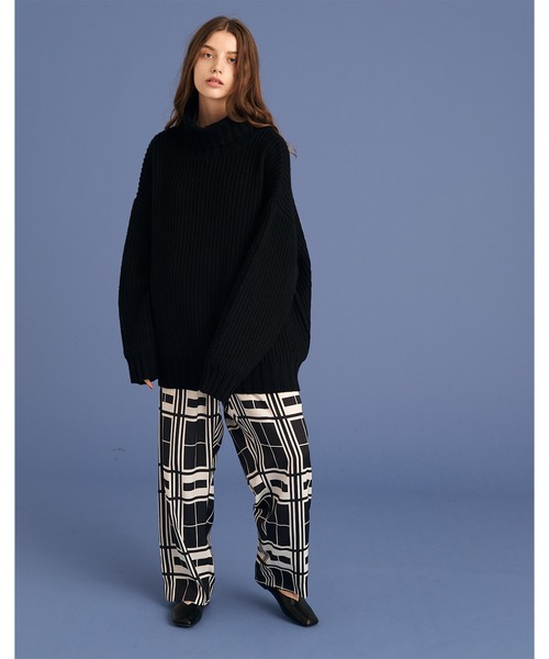 UP START（アップスタート）の「ASSORT PATTERN RELAX PANTS/総柄リラックスパンツ/GRADATION ZEEBRA/GEOMETRIC（その他パンツ・メンズ・ブラック/オフホワイト/ネイビー・LARGE/MEDIUM）」の14枚目の写真