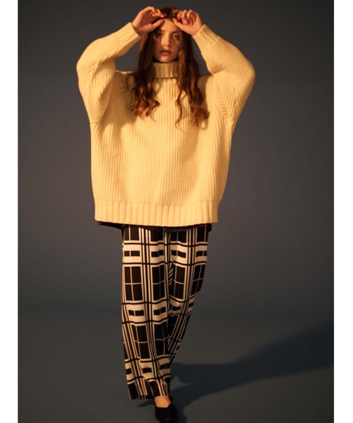 UP START（アップスタート）の「ASSORT PATTERN RELAX PANTS/総柄リラックスパンツ/GRADATION ZEEBRA/GEOMETRIC（その他パンツ・メンズ・ブラック/オフホワイト/ネイビー・LARGE/MEDIUM）」の15枚目の写真