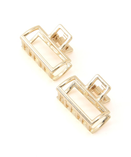 VIS（ビス）の「【SET】ワンポイントにぴったり。ミニヘアクリップ（バレッタ/ヘアクリップ・レディース・ゴールド系その他2/その他1/ゴールド/ゴールド系その他・FREE）」の5枚目の写真