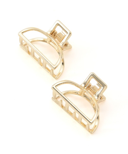 VIS（ビス）の「【SET】ワンポイントにぴったり。ミニヘアクリップ（バレッタ/ヘアクリップ・レディース・ゴールド系その他2/その他1/ゴールド/ゴールド系その他・FREE）」の7枚目の写真