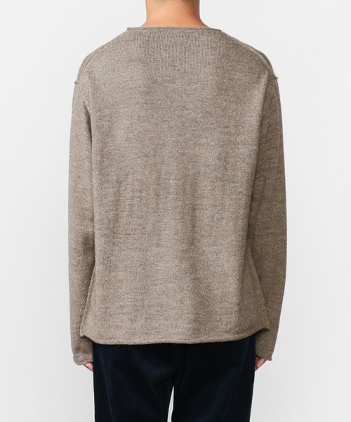 THIBAULT VAN DER STRAETE(ティボー・ヴァン・ダル・ストラット)の「【THIBAULT VAN DER STRAETE】ロールネックニットプルオーバー MEN(ニット/セーター・メンズ・ブラック/グレイッシュベージュ・MEDIUM/LARGE)」の9枚目の写真