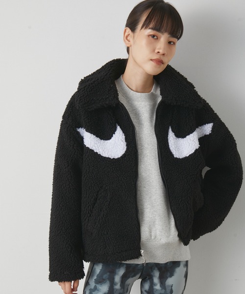 セール Nike ナイキ スポーツウェア スウッシュ シェルパ フルジップ ジャケット ウィメンズ その他アウター Nike ナイキ のファッション通販 Zozotown