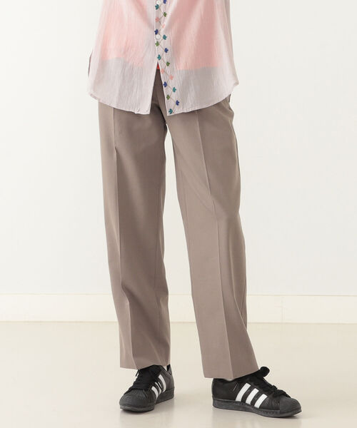 BEAMS BOY（ビームスボーイ）の「maturely / Pleats Slacks（スラックス・レディース・ブラック系その他3/ネイビー・0/1）」の3枚目の写真