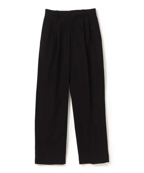 BEAMS BOY（ビームスボーイ）の「maturely / Pleats Slacks（スラックス・レディース・ブラック系その他3/ネイビー・0/1）」の20枚目の写真