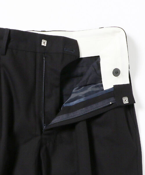 BEAMS BOY（ビームスボーイ）の「maturely / Pleats Slacks（スラックス・レディース・ブラック系その他3/ネイビー・0/1）」の8枚目の写真