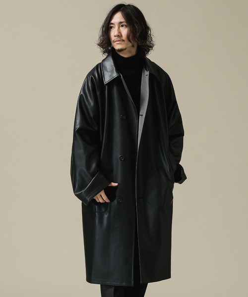 NANO universe（ナノユニバース）の「VEGAN LEATHER リバーシブル