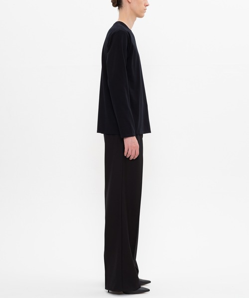 DRESSEDUNDRESSED（ドレスドアンドレスド）の「Invert Logo Print Long Sleeve T-Shirt（Tシャツ/カットソー・メンズ・ホワイト/ブラック・2/4/3）」の9枚目の写真