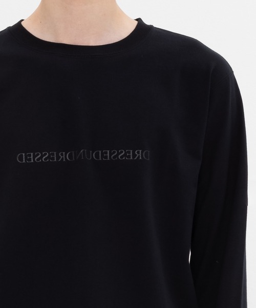 DRESSEDUNDRESSED（ドレスドアンドレスド）の「Invert Logo Print Long Sleeve T-Shirt（Tシャツ/カットソー・メンズ・ホワイト/ブラック・2/4/3）」の8枚目の写真