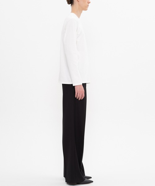 DRESSEDUNDRESSED（ドレスドアンドレスド）の「Invert Logo Print Long Sleeve T-Shirt（Tシャツ/カットソー・メンズ・ホワイト/ブラック・2/4/3）」の3枚目の写真