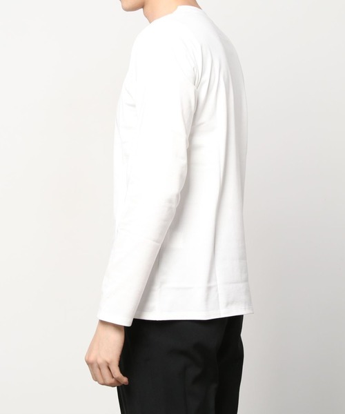 DRESSEDUNDRESSED（ドレスドアンドレスド）の「Invert Logo Print Long Sleeve T-Shirt（Tシャツ/カットソー・メンズ・ホワイト/ブラック・2/4/3）」の14枚目の写真