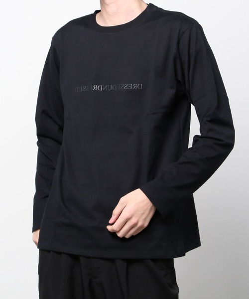 DRESSEDUNDRESSED（ドレスドアンドレスド）の「Invert Logo Print Long Sleeve T-Shirt（Tシャツ/カットソー・メンズ・ホワイト/ブラック・2/4/3）」の16枚目の写真