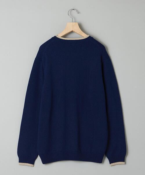 BEAUTY&YOUTH UNITED ARROWS（ビューティーアンドユースユナイテッドアローズ）の「BY ウォッシャブル ウールミックス トリム ニット（ニット/セーター・メンズ・ベージュ/コバルトブルー/ホワイト・S/XL/M/L）」の13枚目の写真