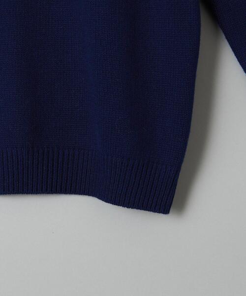 BEAUTY&YOUTH UNITED ARROWS（ビューティーアンドユースユナイテッドアローズ）の「BY ウォッシャブル ウールミックス トリム ニット（ニット/セーター・メンズ・ベージュ/コバルトブルー/ホワイト・S/XL/M/L）」の16枚目の写真